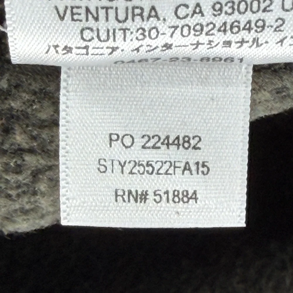 Patagonia Better Sweater Mens Small 1/4 Zip Fleece Pullover Green‎ 25522 FA15